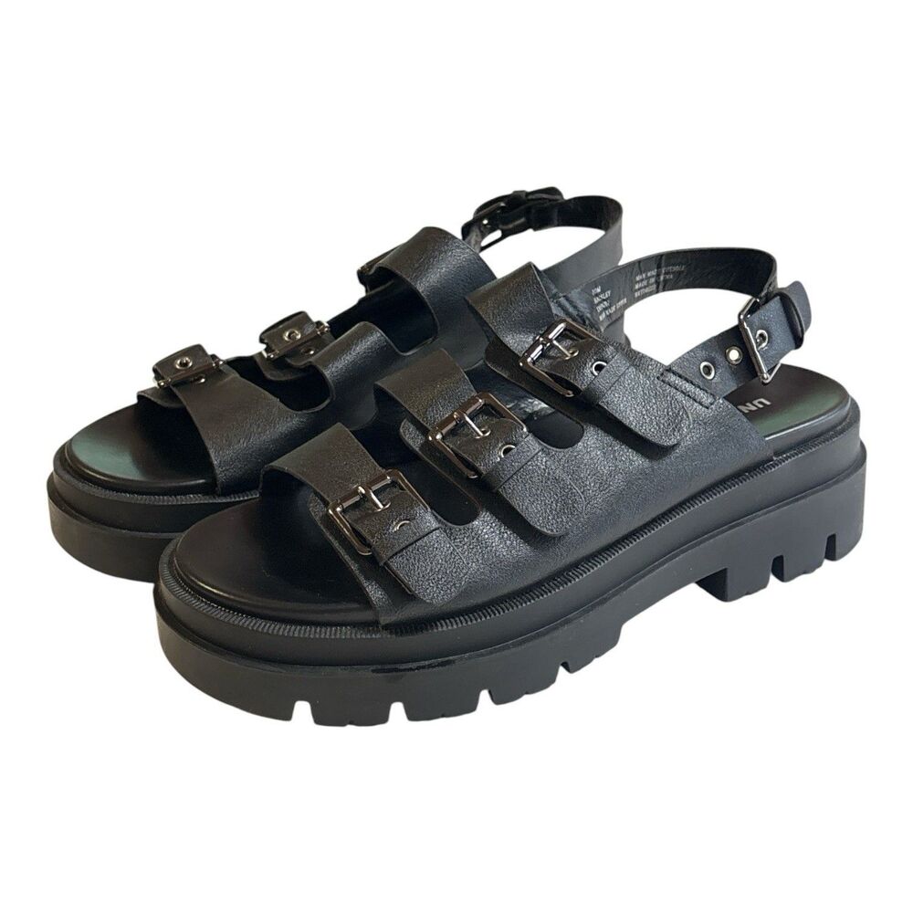 UNION BAY Haisley Platform Sandals Women’s Size 10 Chunky Black Buckle